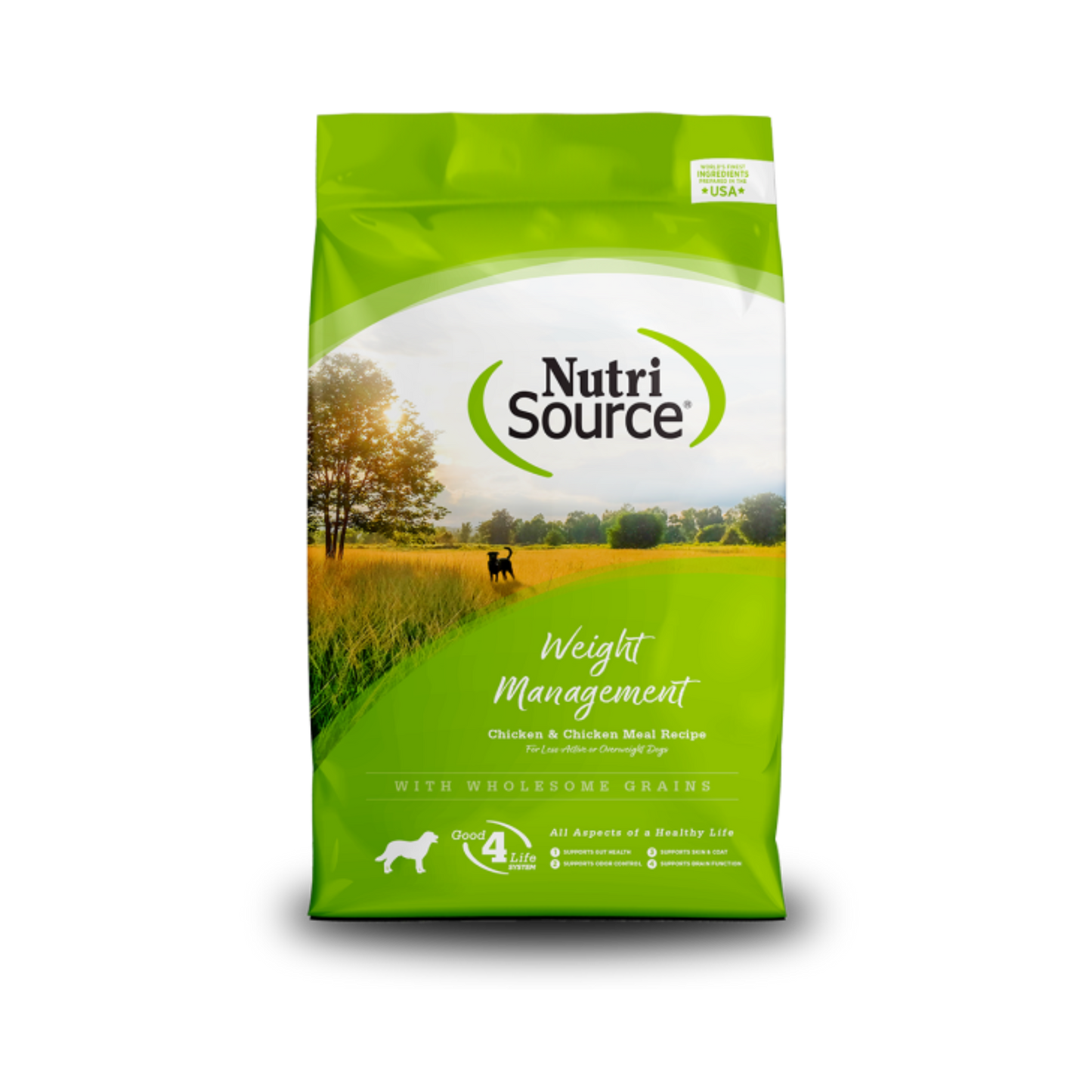 Perro control de peso