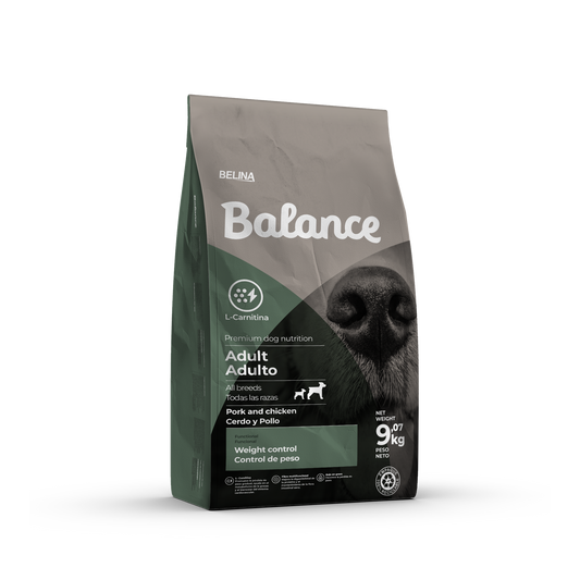 Perro adulto control de peso