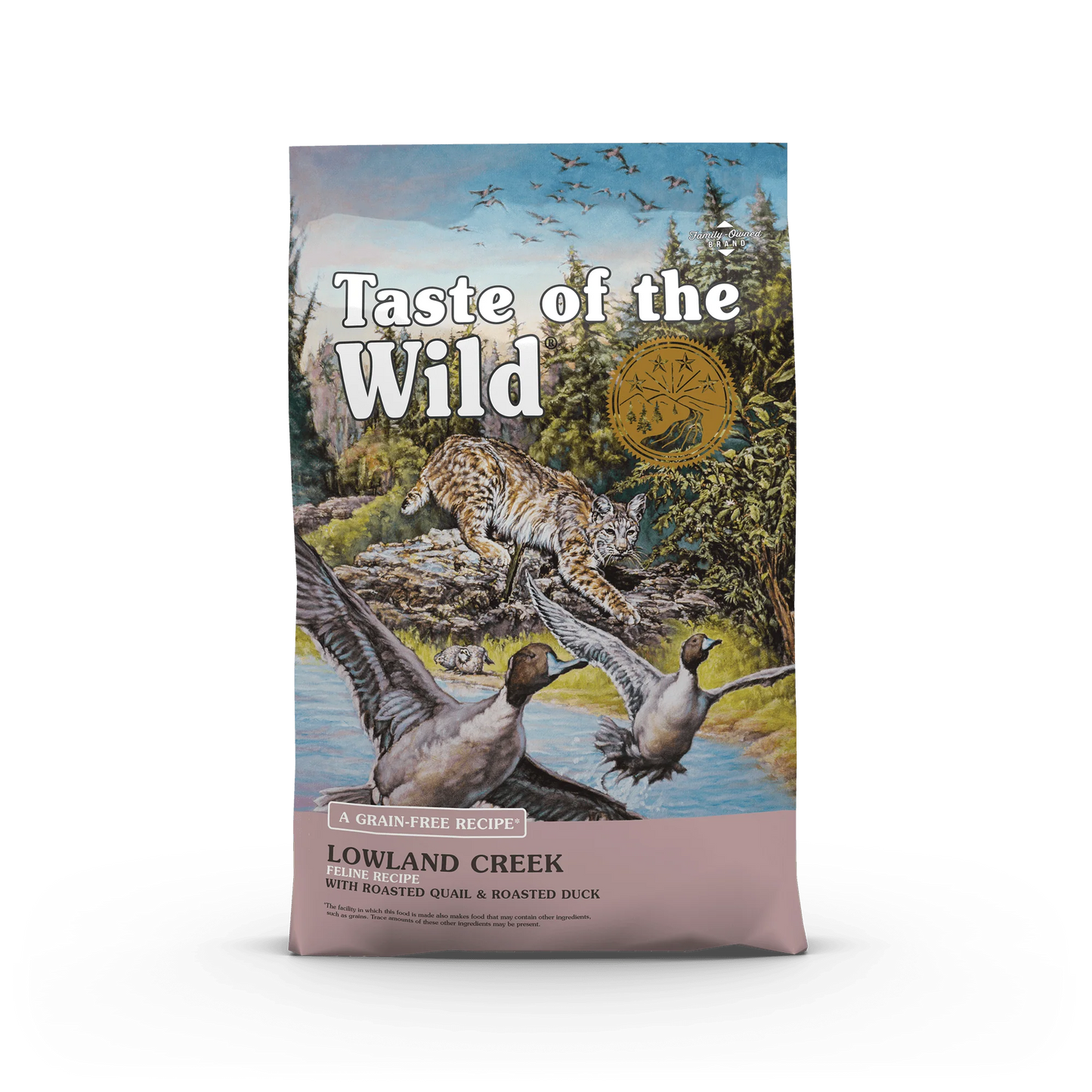 Taste Of The Wild Lowland Creek gato codorniz y pato